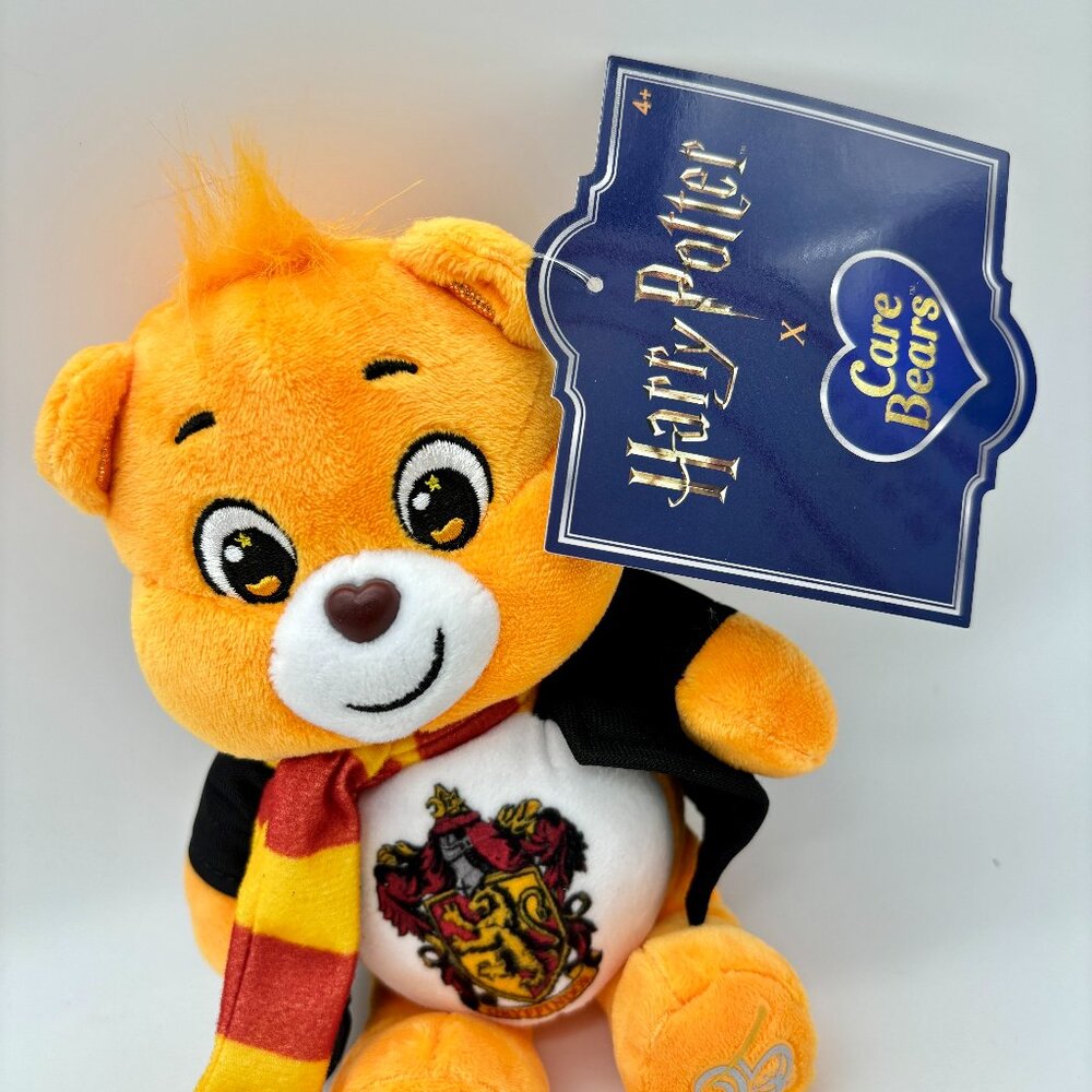Harry Potter Care Bears 8" Fun Size Gryffindor House Tenderheart Plush Toy NWT